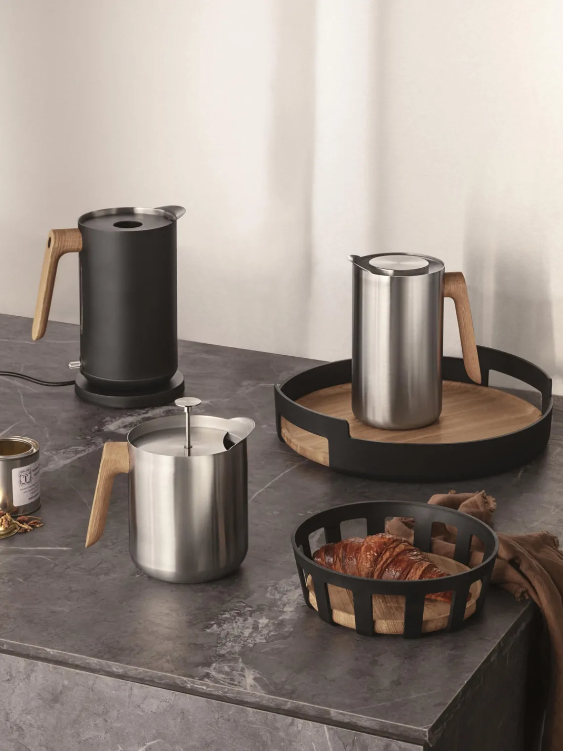 Discount Eva Solo Bouilloire Nordic Kitchen, 1,5 L Noir, bois de chêne