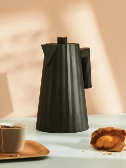 Discount ALESSI Bouilloire Plissé, 1,7 L Noir