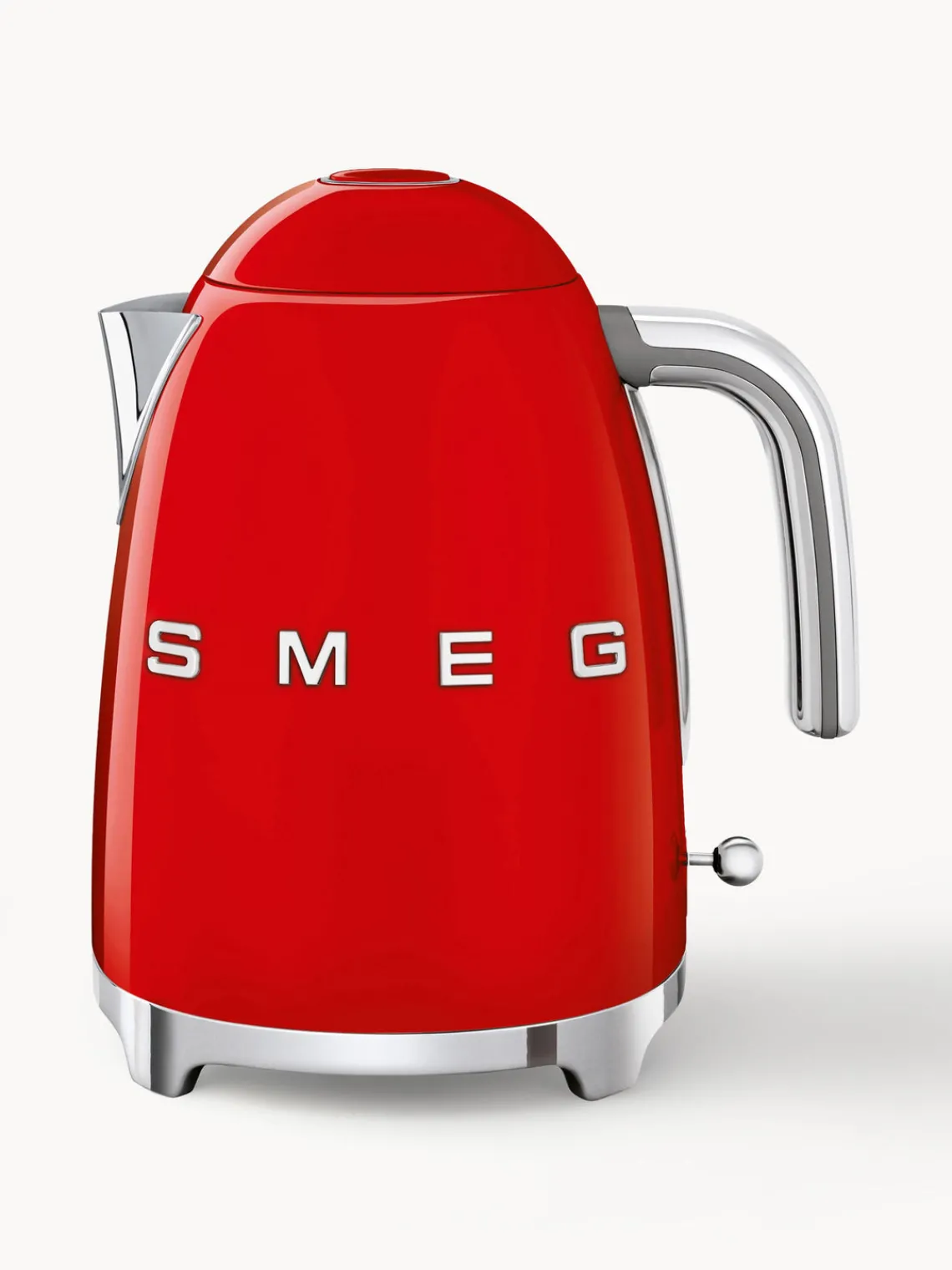 Best Smeg Bouilloire 50's Style, 1,7 L Rouge, haute brillance