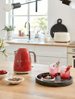 Best Smeg Bouilloire 50's Style, 1,7 L Rouge, haute brillance