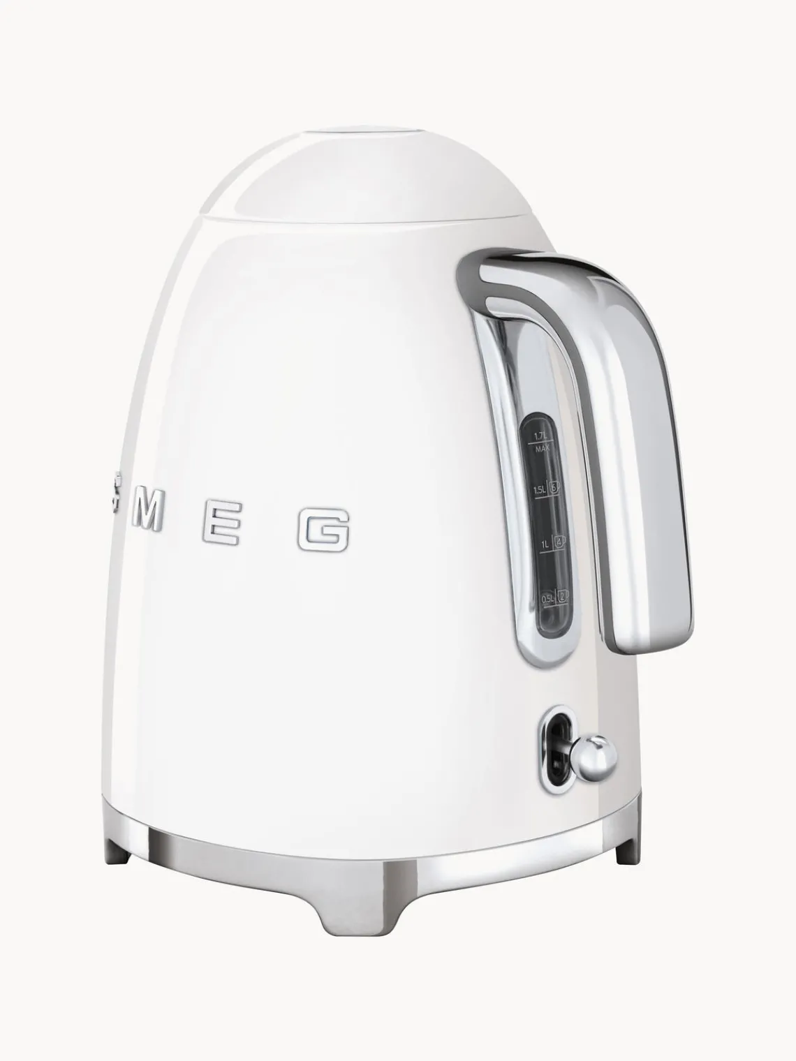 Hot Smeg Bouilloire 50's Style, 1,7 L Blanc, haute brillance