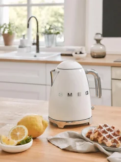 Hot Smeg Bouilloire 50's Style, 1,7 L Blanc, haute brillance