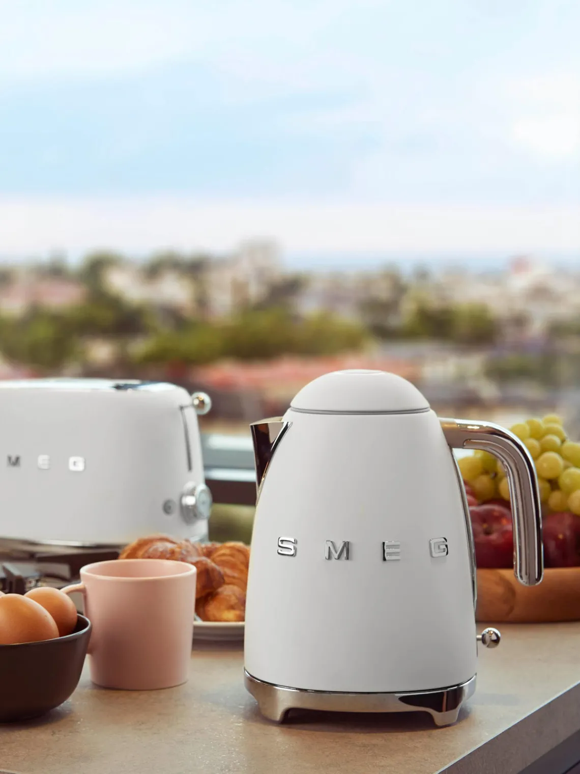 Discount Smeg Bouilloire 50's Style, 1,7 L Blanc, mat