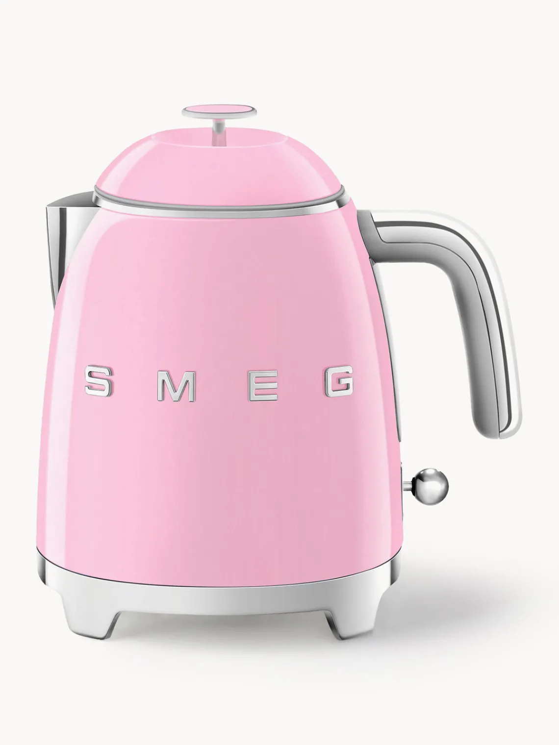 Hot Smeg Bouilloire 50's Style, 800 mL Rose, haute brillance