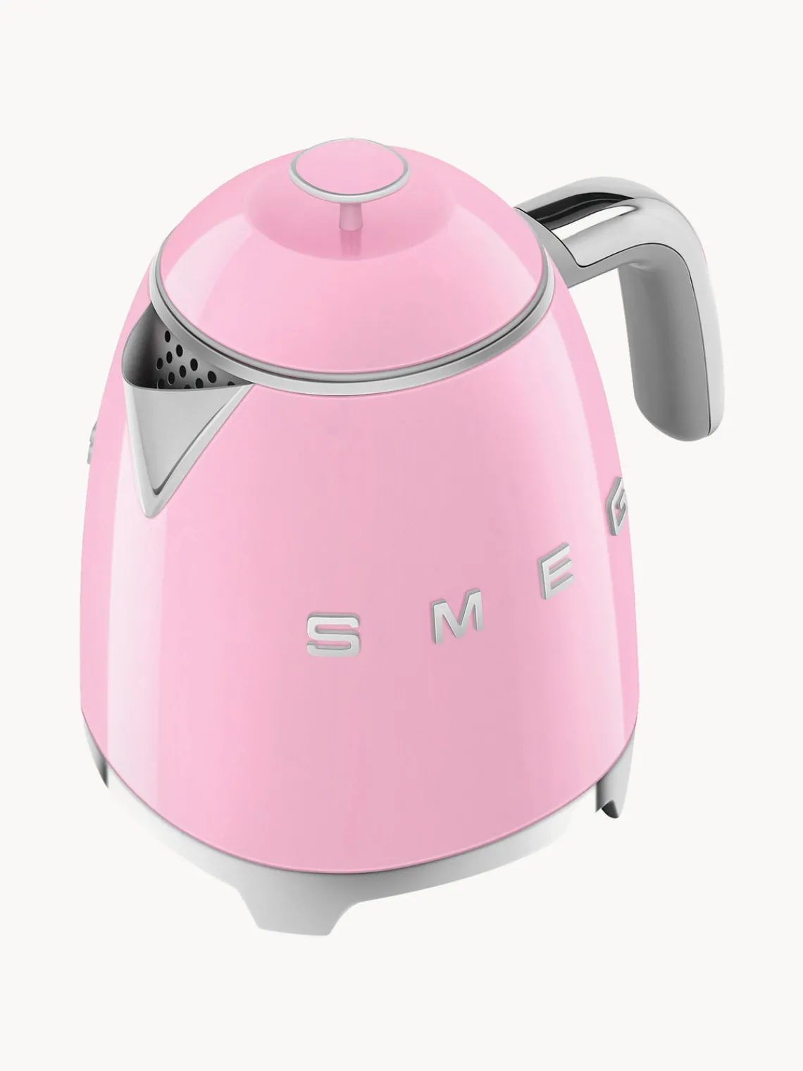 Hot Smeg Bouilloire 50's Style, 800 mL Rose, haute brillance