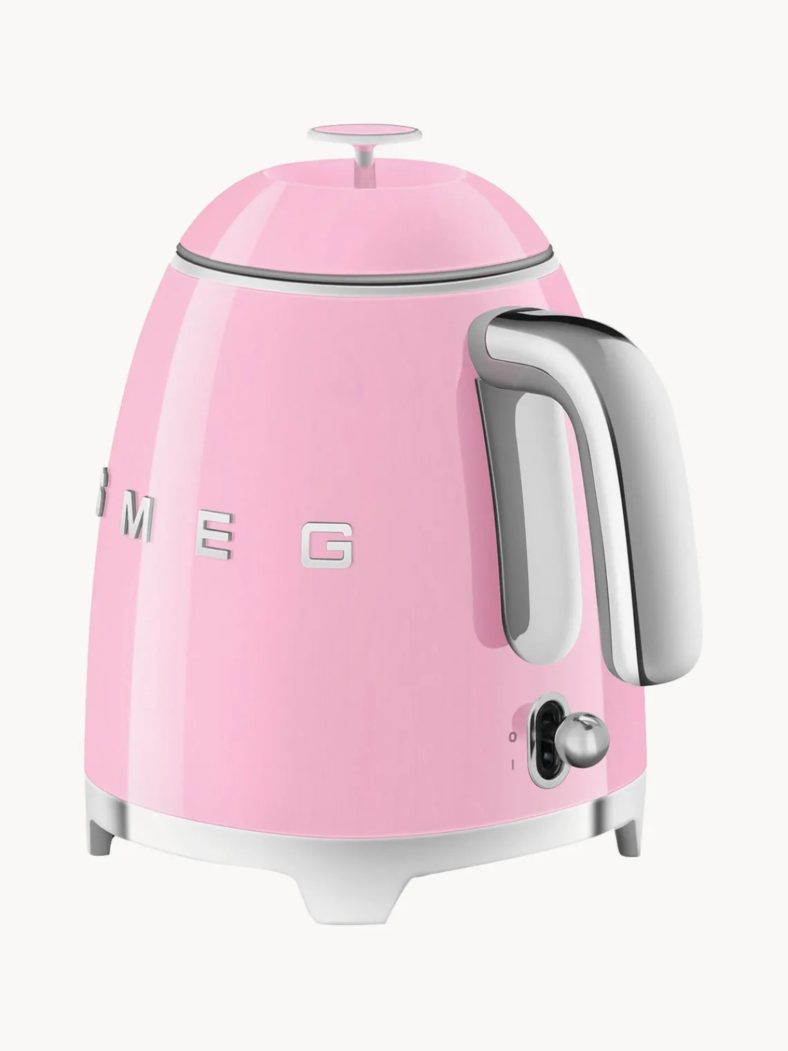 Hot Smeg Bouilloire 50's Style, 800 mL Rose, haute brillance