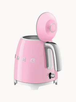 Hot Smeg Bouilloire 50's Style, 800 mL Rose, haute brillance