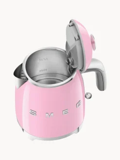 Hot Smeg Bouilloire 50's Style, 800 mL Rose, haute brillance