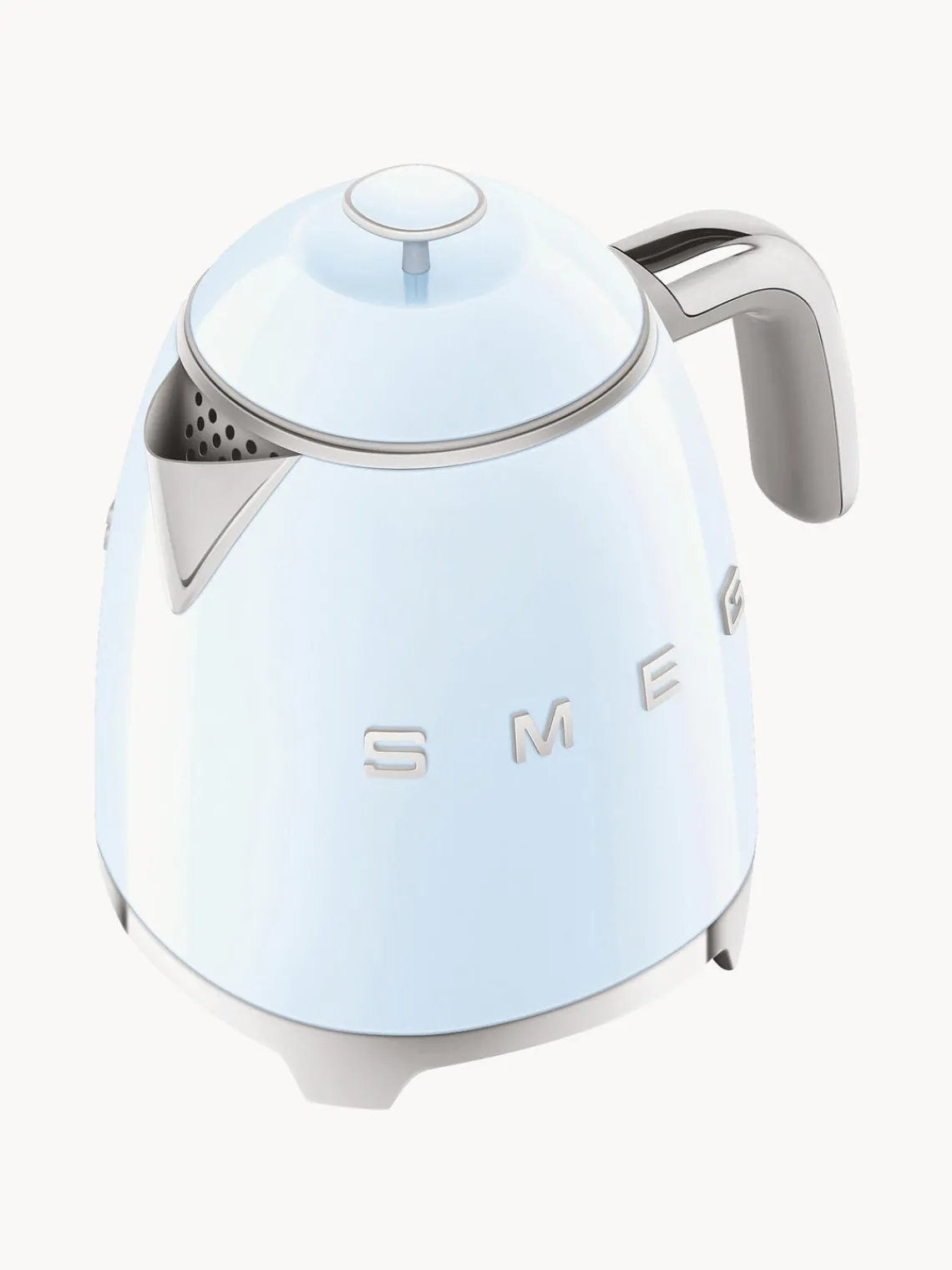 Sale Smeg Bouilloire 50's Style, 800 mL Bleu ciel, haute brillance