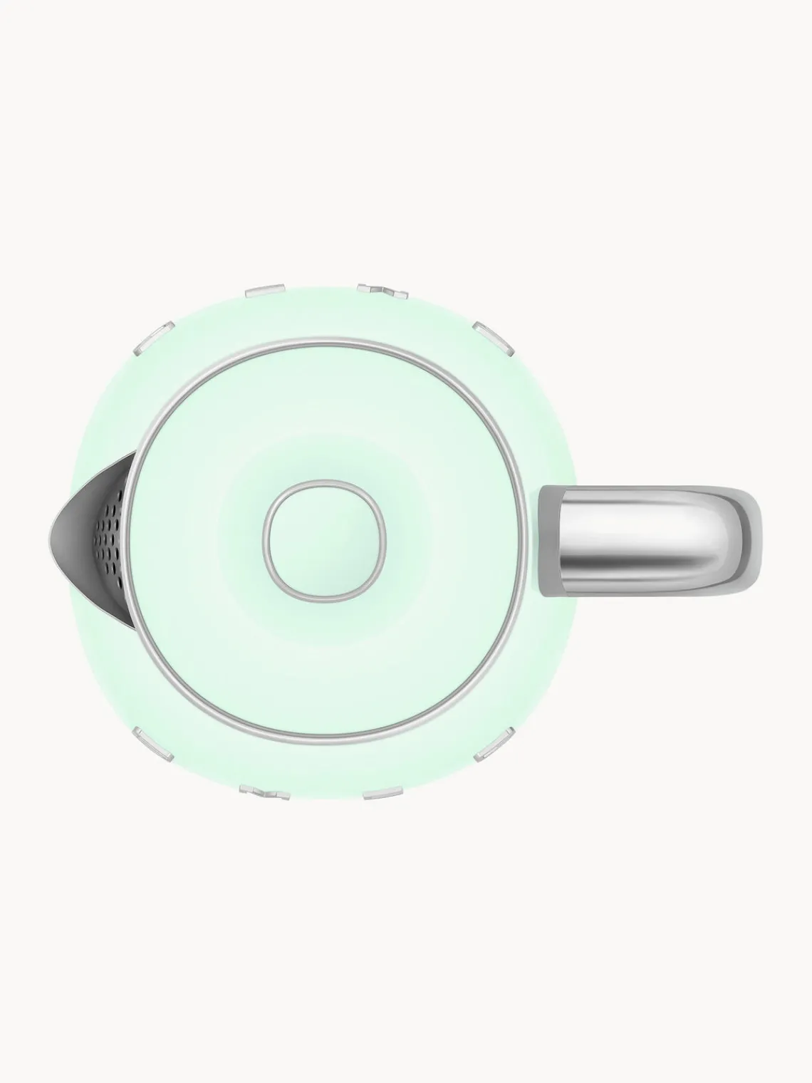 Clearance Smeg Bouilloire 50's Style, 800 mL Vert menthe, haute brillance