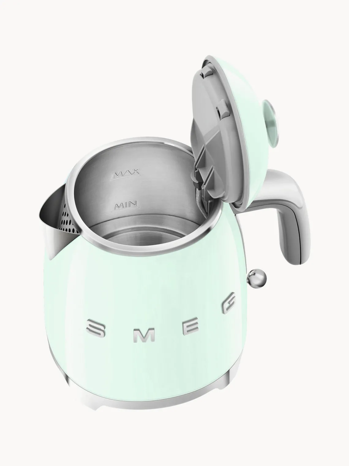 Clearance Smeg Bouilloire 50's Style, 800 mL Vert menthe, haute brillance