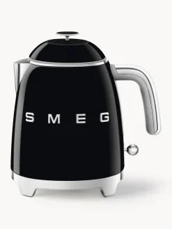 Outlet Smeg Bouilloire 50's Style, 800 mL Noir, haute brillance