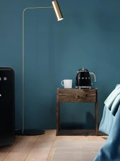 Outlet Smeg Bouilloire 50's Style, 800 mL Noir, haute brillance