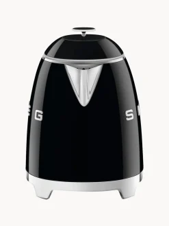Outlet Smeg Bouilloire 50's Style, 800 mL Noir, haute brillance