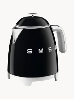 Outlet Smeg Bouilloire 50's Style, 800 mL Noir, haute brillance