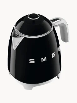 Outlet Smeg Bouilloire 50's Style, 800 mL Noir, haute brillance