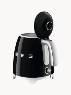 Outlet Smeg Bouilloire 50's Style, 800 mL Noir, haute brillance