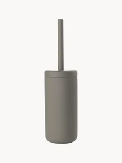 Outlet Zone Denmark Brosse pour WC avec récipient Omega Taupe