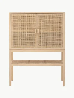 Sale Bloomingville Buffet haut en pin/rotin Sanna