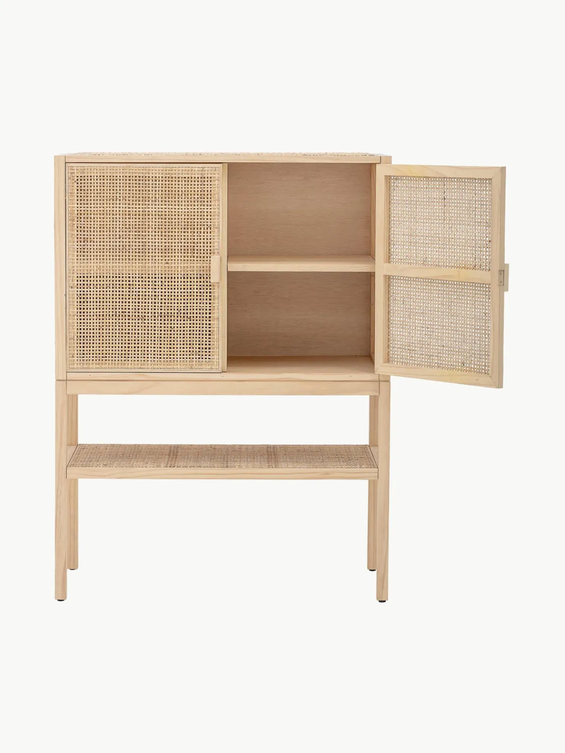 Sale Bloomingville Buffet haut en pin/rotin Sanna