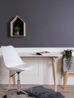 Clearance Westwing Bureau avec plateau blanc Vojens