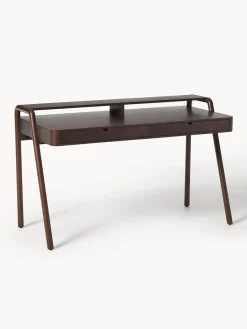 Clearance Westwing Collection Bureau en frêne Evrak Bois de frêne foncé