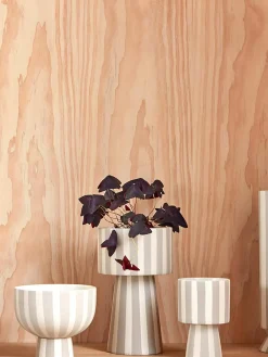 Best Oyoy Living Design Cache pot fait main Toppu, haut. 24 cm Tons beiges