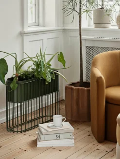 Sale Broste Copenhagen Cache-pot artisanal Sonja, haut. 36 cm Brun clair