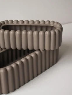 Online DBKD Cache-pot en céramique Mist, larg. 48 cm Taupe, mat