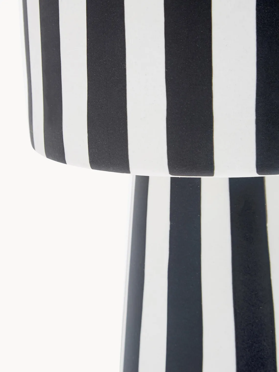 Best Oyoy Living Design Cache-pot en céramique Toppu, haut. 24 cm Blanc, noir