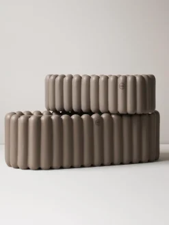 New DBKD Cache-pot Mist, larg. 35 cm Taupe, mat