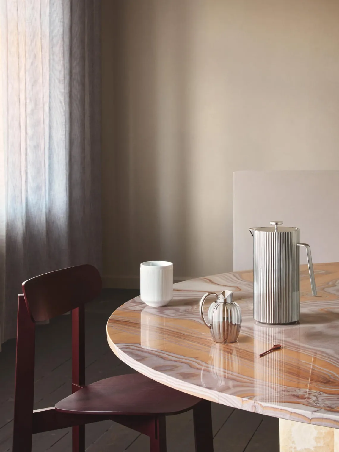 Sale GEORG JENSEN Cafetière en acier inoxydable Bernadotte