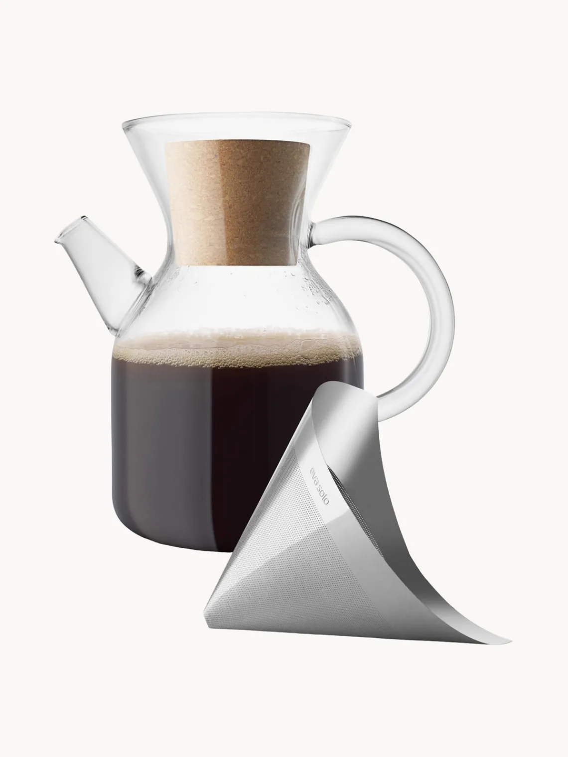 Discount Eva Solo Cafetière en verre borosilicate Cary, 2 élém.
