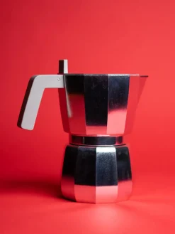 Online ALESSI Cafetière espresso Moka, tailles variées Argenté, gris