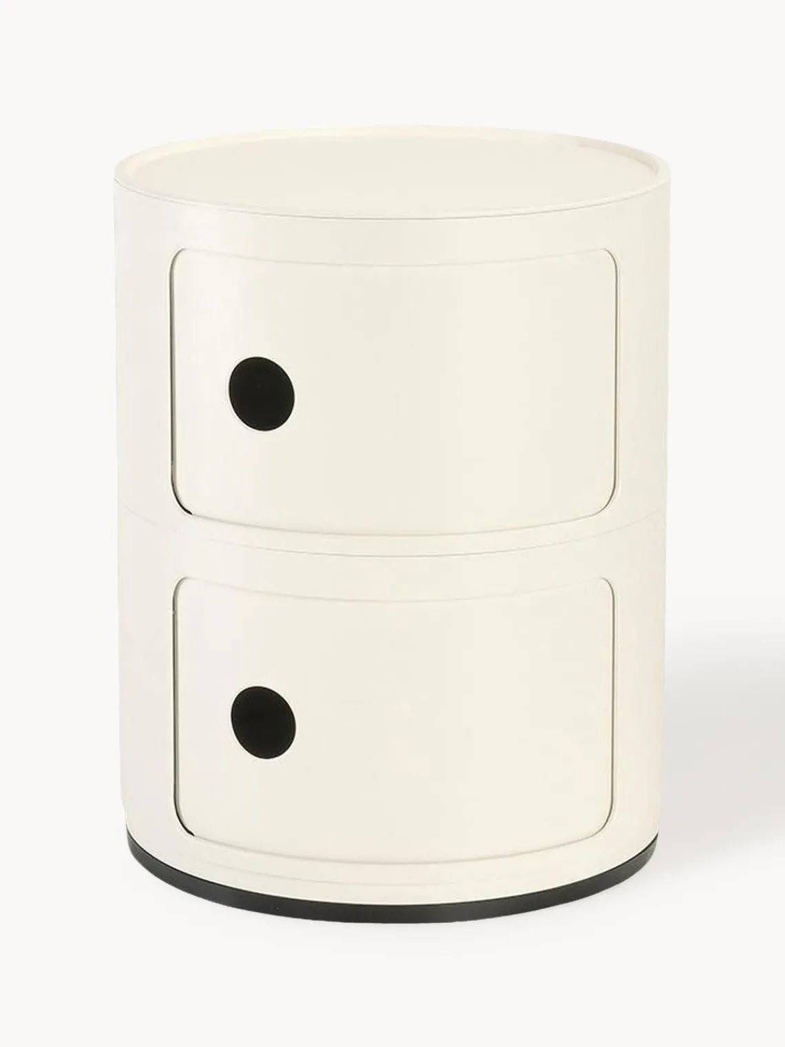 Fashion Kartell Caisson design 2 modules Componibili Blanc, haute brillance