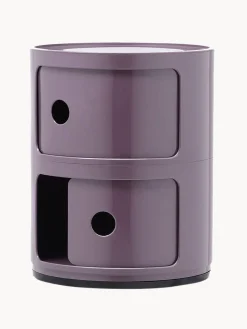 Discount Kartell Caisson design 2 modules Componibili Lilas, haute brillance