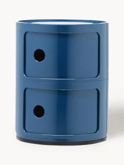 Sale Kartell Caisson design 2 modules Componibili Gris-bleu, haute brillance