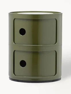 Online Kartell Caisson design 2 modules Componibili Vert olive, haute brillance