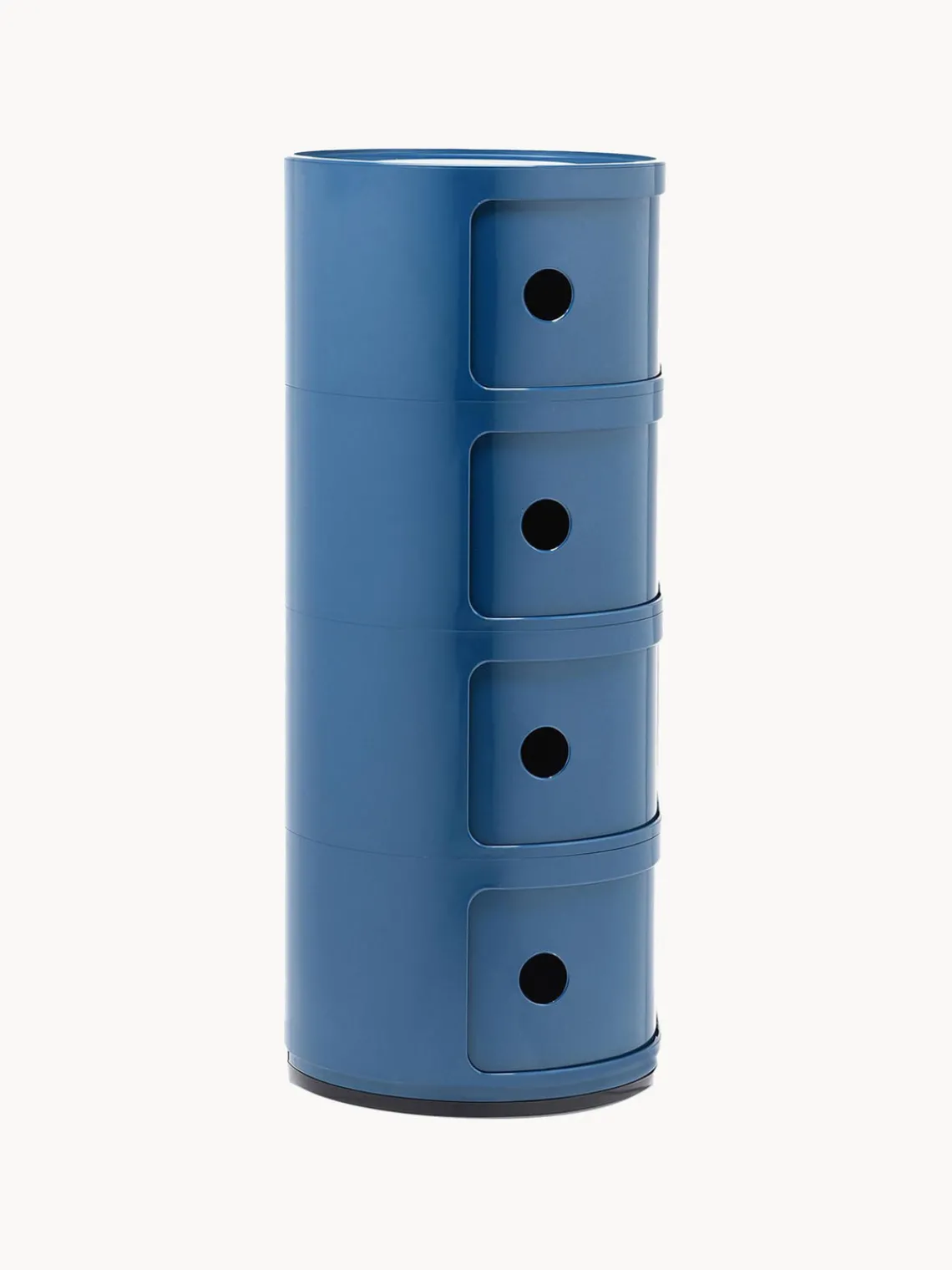 Outlet Kartell Caisson design 4 modules Componibili Gris-bleu, haute brillance