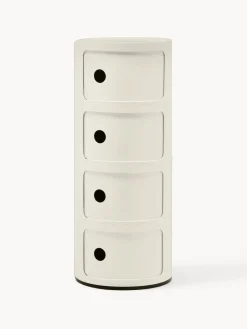 Best Kartell Caisson design 4 modules Componibili Blanc, haute brillance