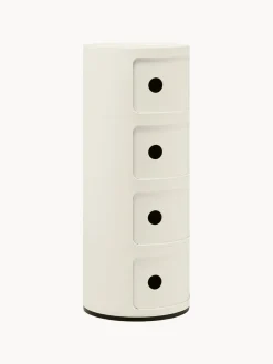 Best Kartell Caisson design 4 modules Componibili Blanc, haute brillance