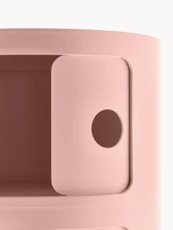 Sale Kartell Caisson design 3 modules Componibili Bio Vieux rose, mat
