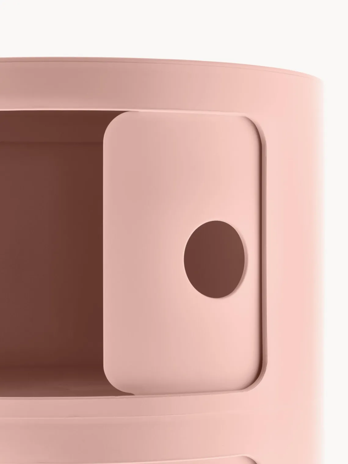 Sale Kartell Caisson design 3 modules Componibili Bio Vieux rose, mat