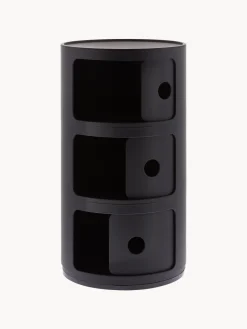 Fashion Kartell Caisson design 3 modules Componibili Noir, mat