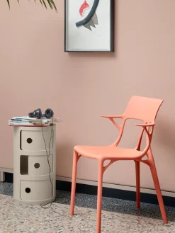 Sale Kartell Caisson design 3 modules Componibili Bio Beige, mat