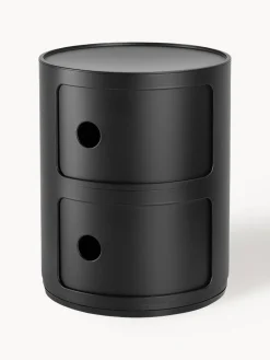 New Kartell Caisson design 2 modules Componibili Noir, mat