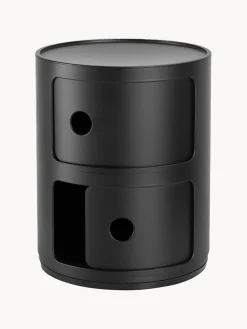 New Kartell Caisson design 2 modules Componibili Noir, mat