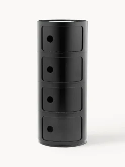 Hot Kartell Caisson design 4 modules Componibili Noir, haute brillance