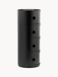 Hot Kartell Caisson design 4 modules Componibili Noir, haute brillance