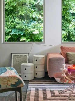 Outlet Kartell Caisson design 2 modules Componibili Blanc, mat